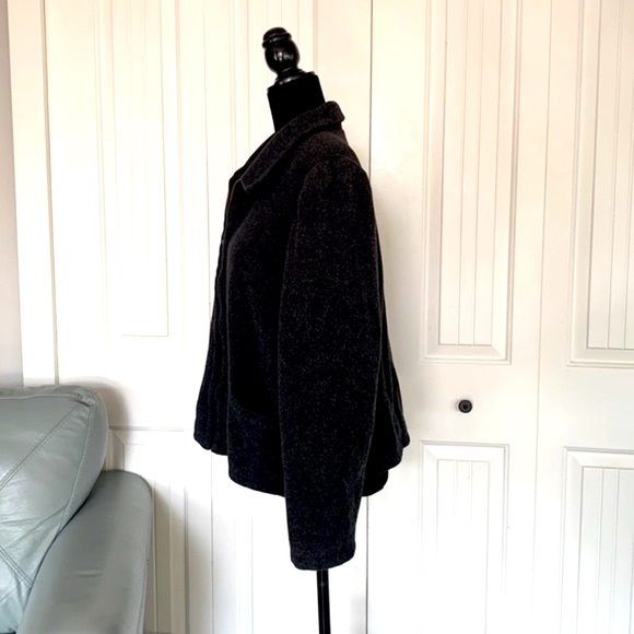 Ladies Charcoal Grey, Zip Up Blazer, Size 14 - Picture 5 of 11